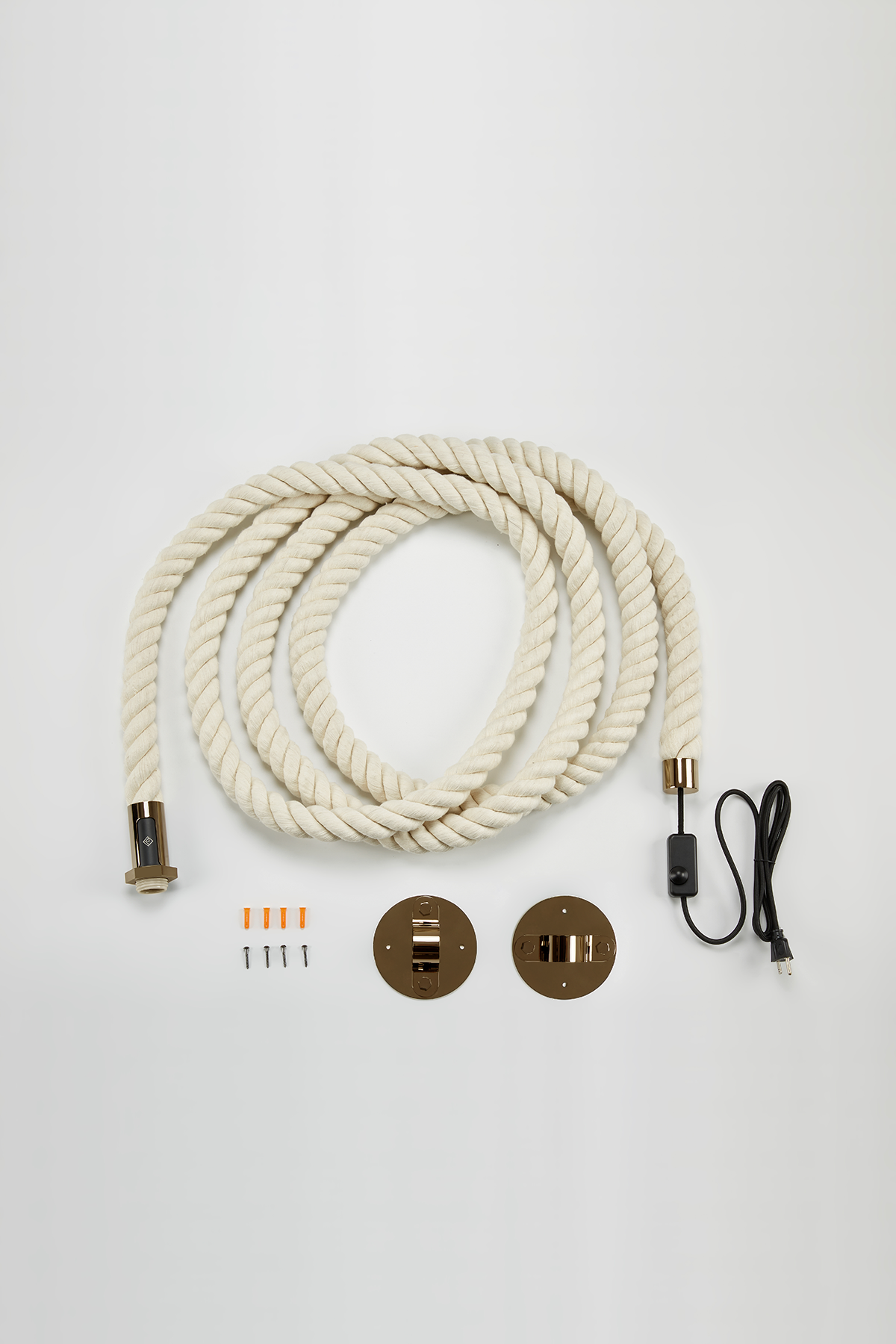 Dume Rope Pendant Mavisten Brass