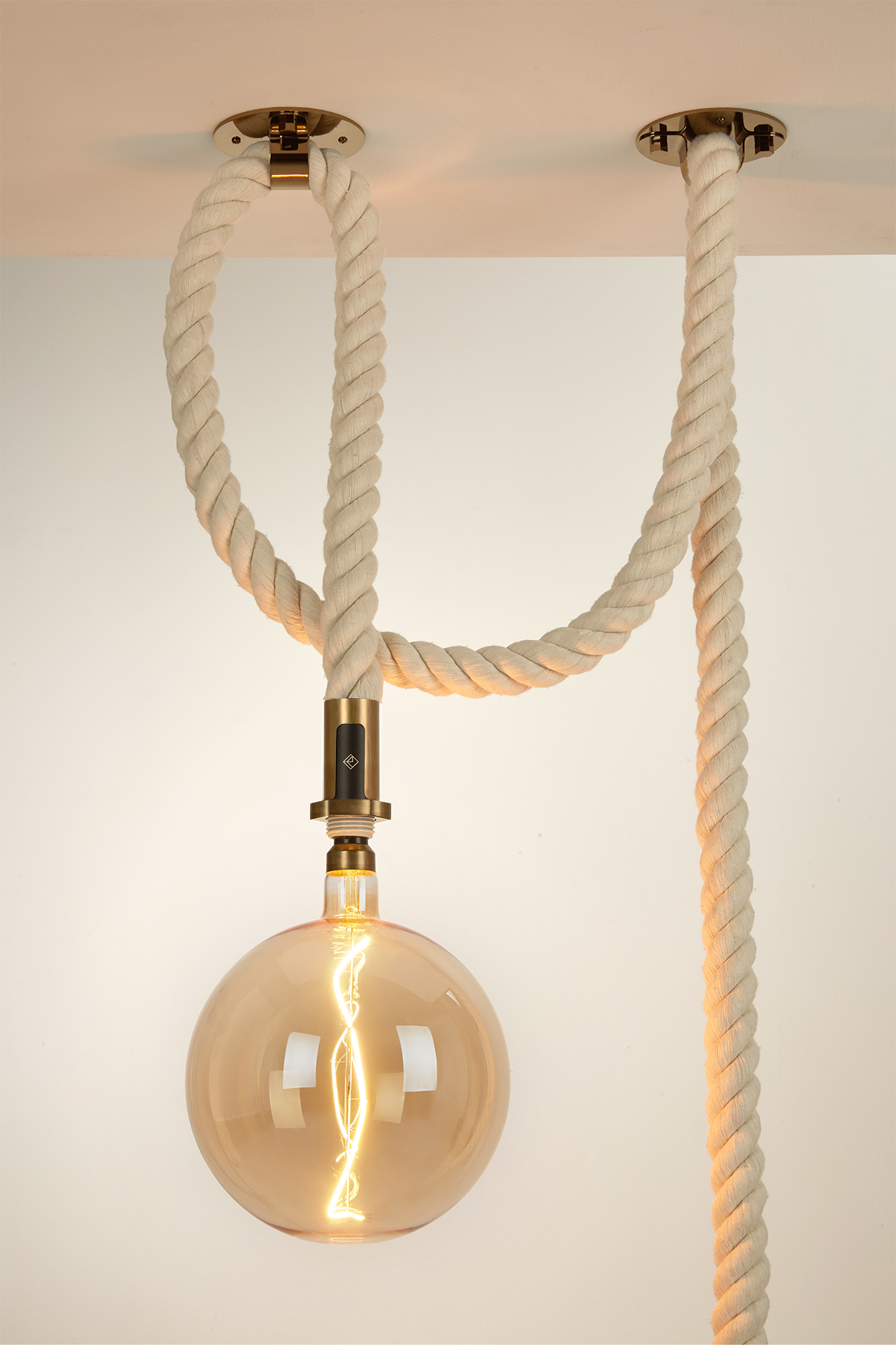 Dume Rope Pendant Mavisten Brass