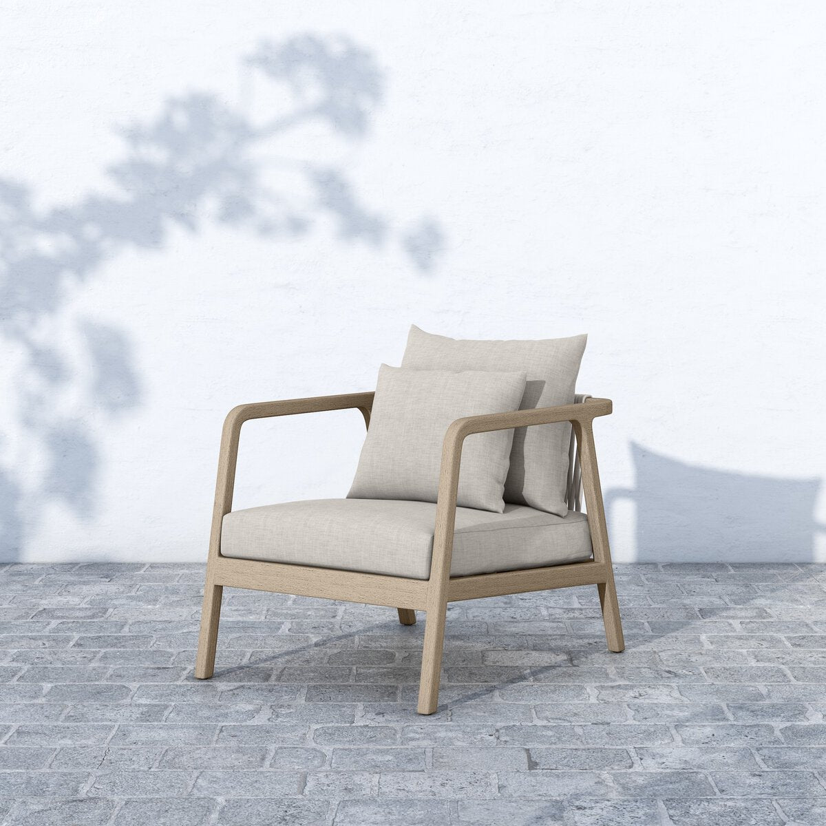 Numa Outdoor Chair - Washed Brown