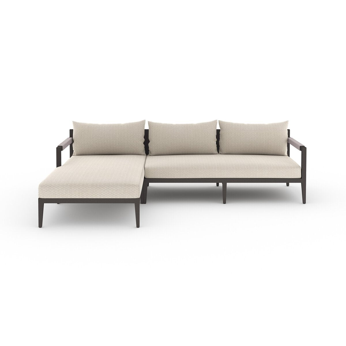 Sherwood Outdoor 2-Piece Sectional, Bronze