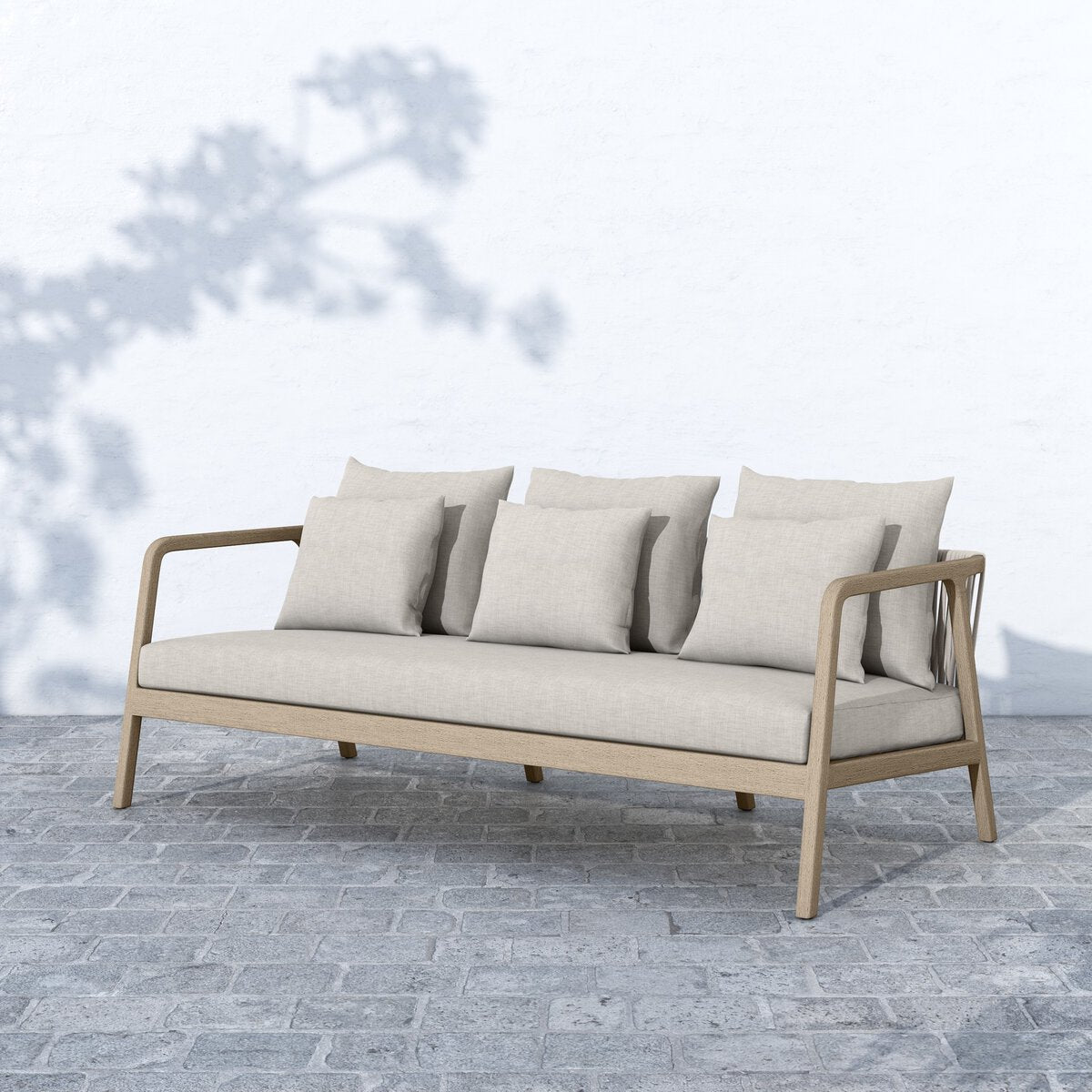 Numa Outdoor Sofa - Washed Brown