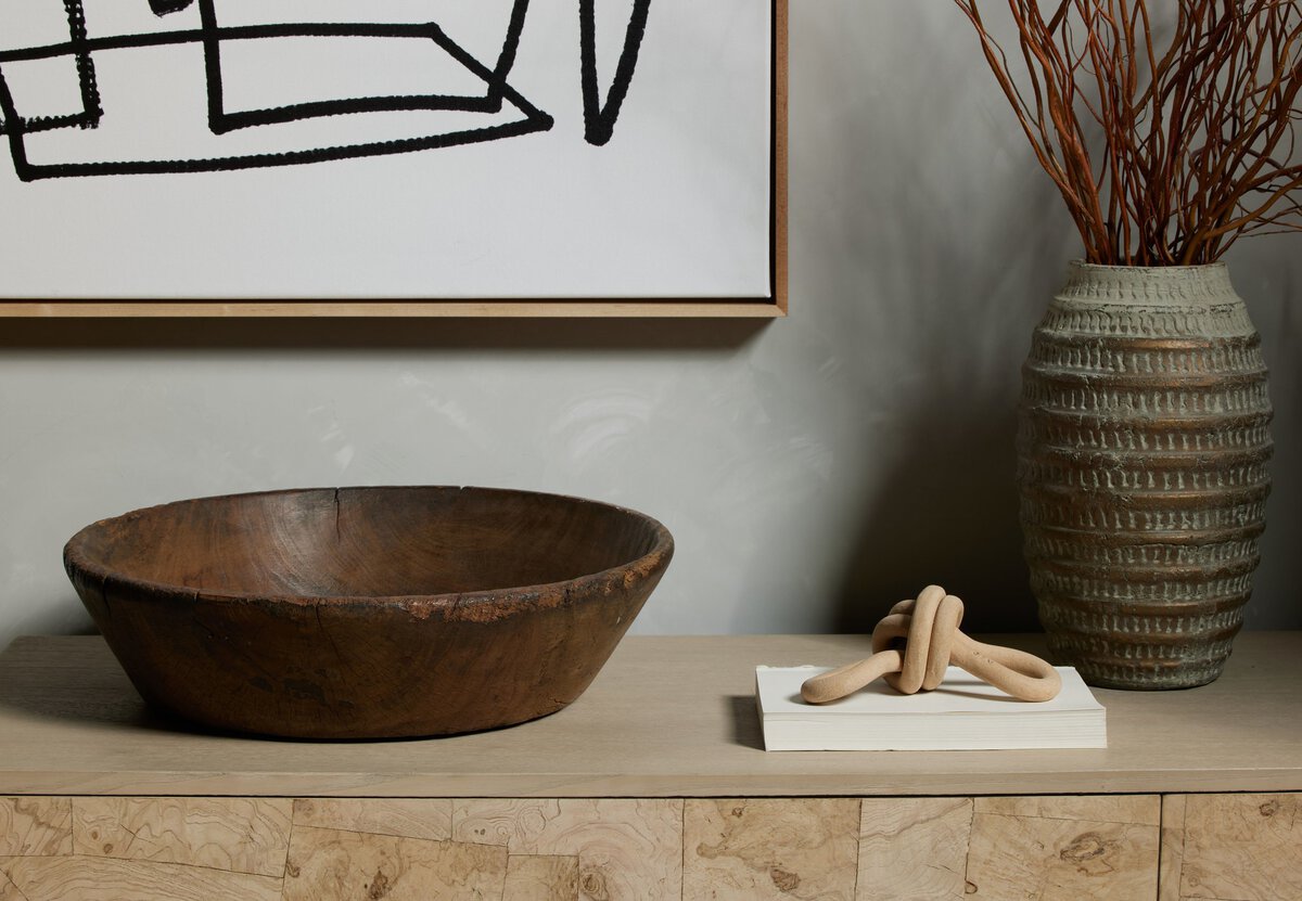 Found Wooden Bowl