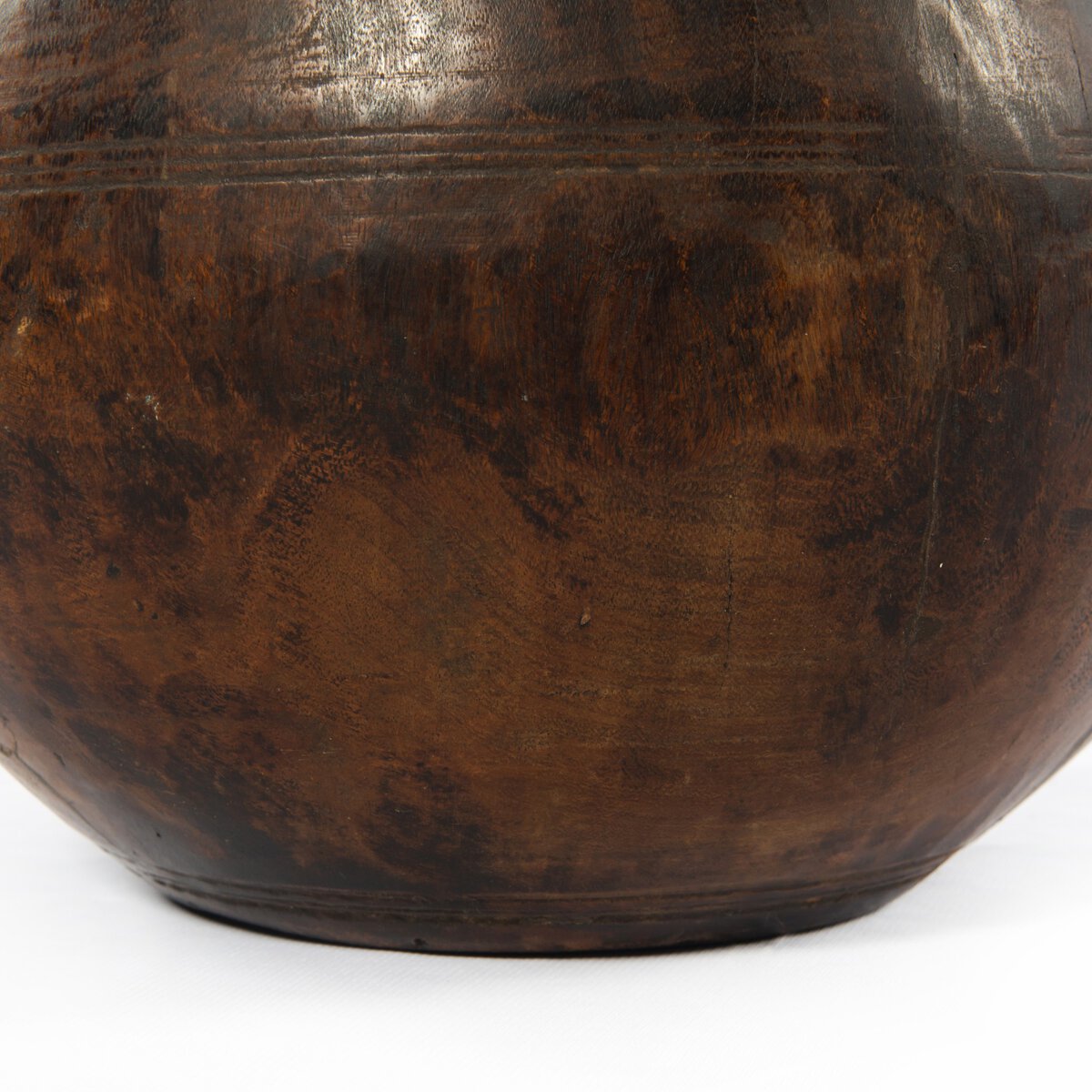 Found Wooden Jar