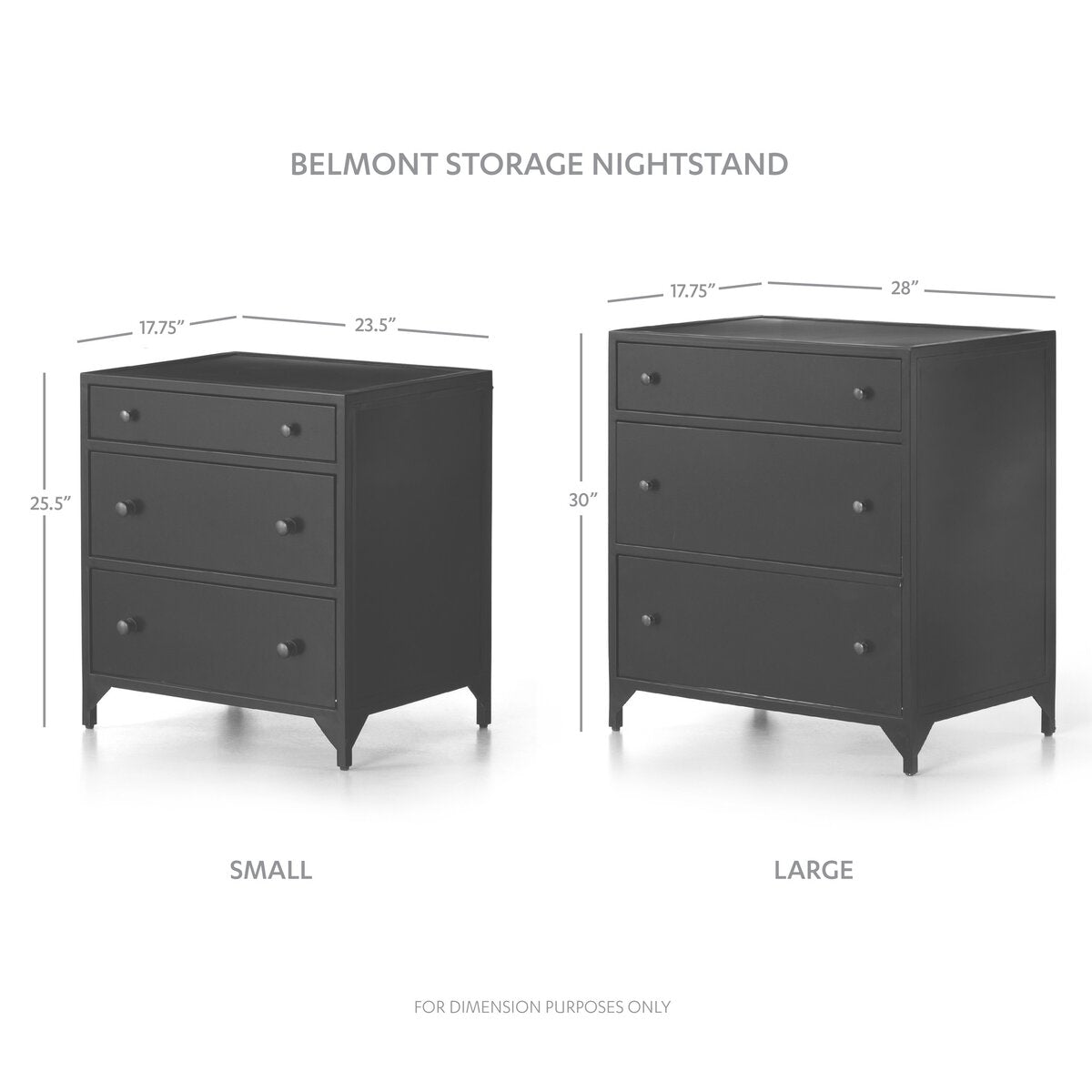 Belmont Large Storage Nightstand