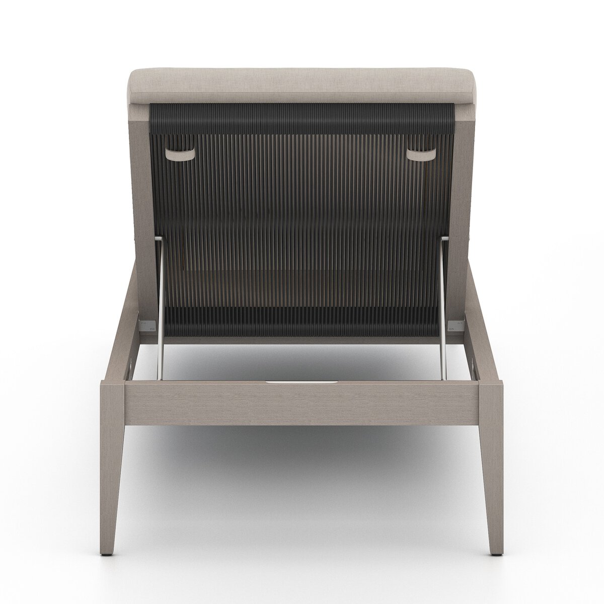 Sherwood Outdoor Chaise, Weathered Grey