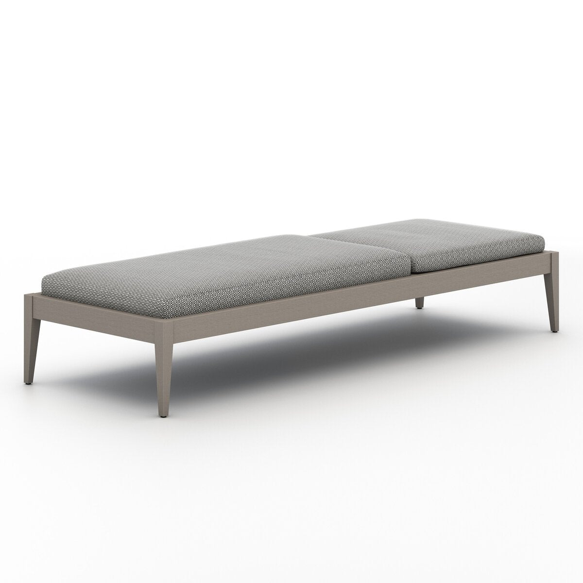 Sherwood Outdoor Chaise, Weathered Grey