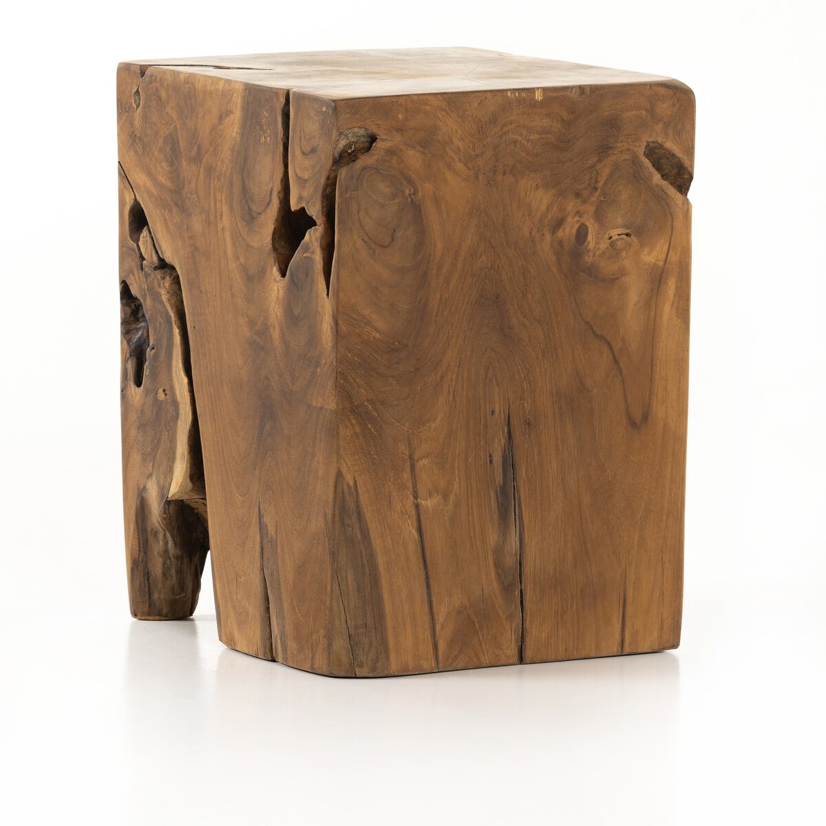 Teak Square Stool