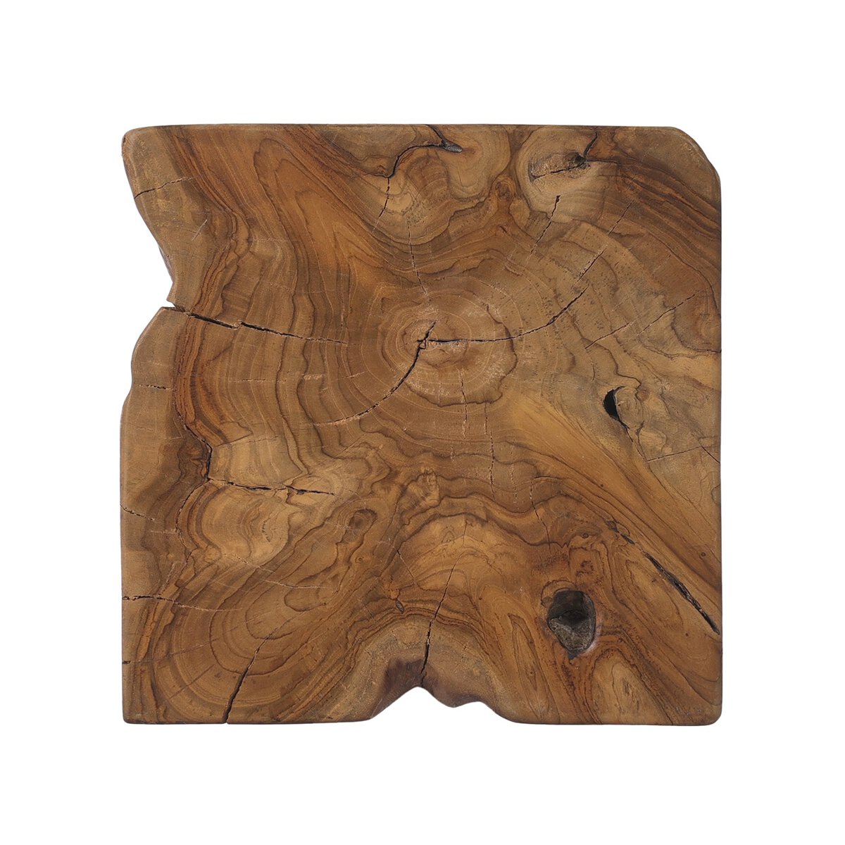 Teak Square Stool