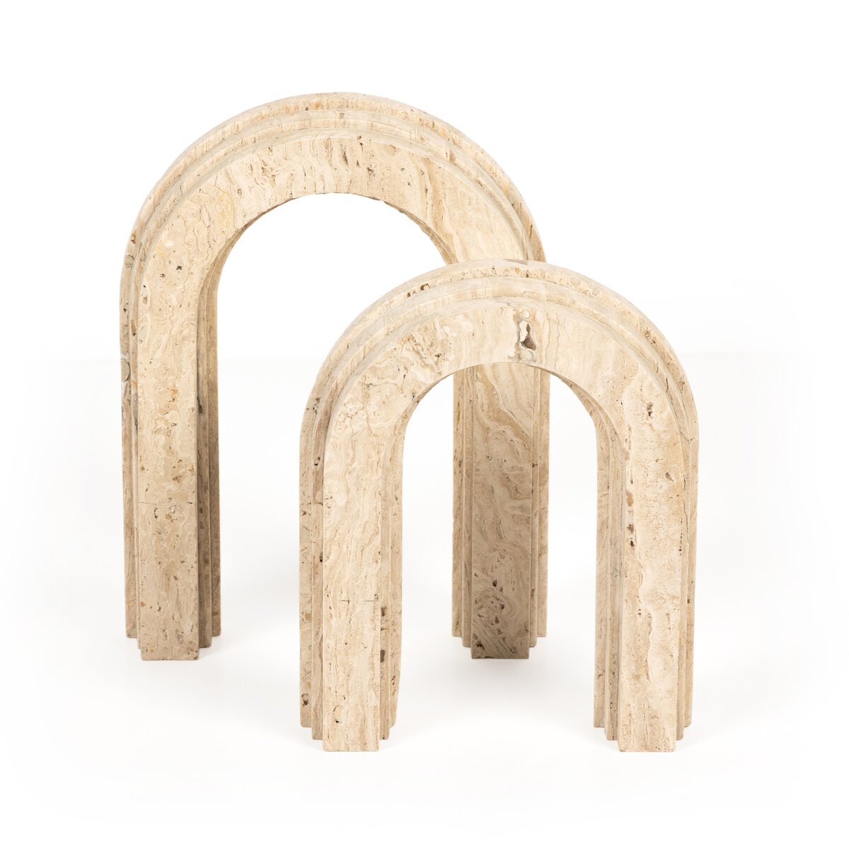 Travertine Arches - set of 2