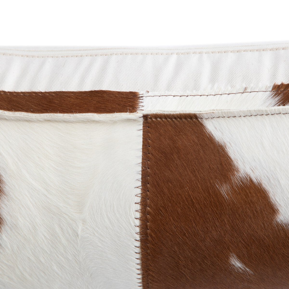 Modern Cowhide Lumbar Pillow