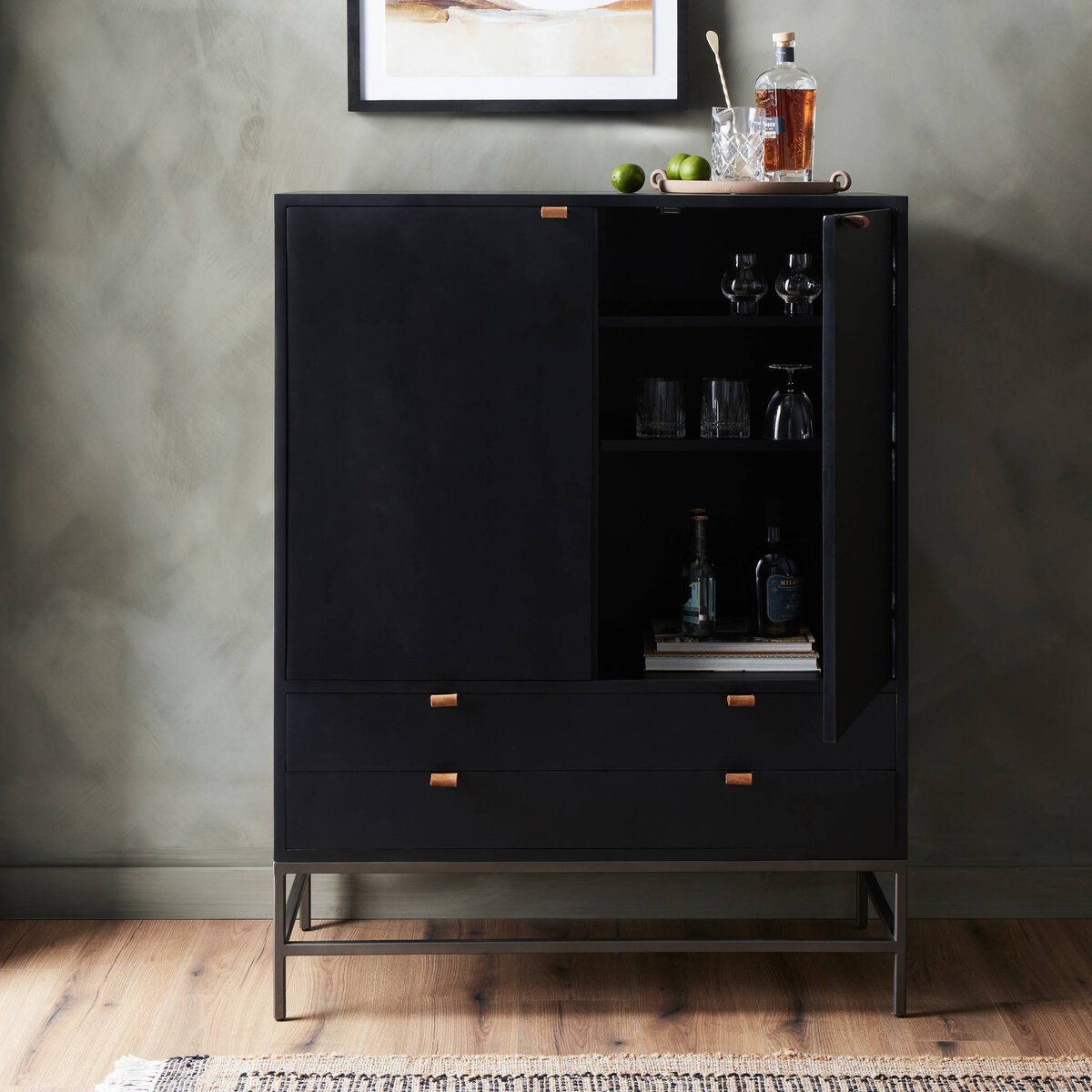 Trey Bar Cabinet