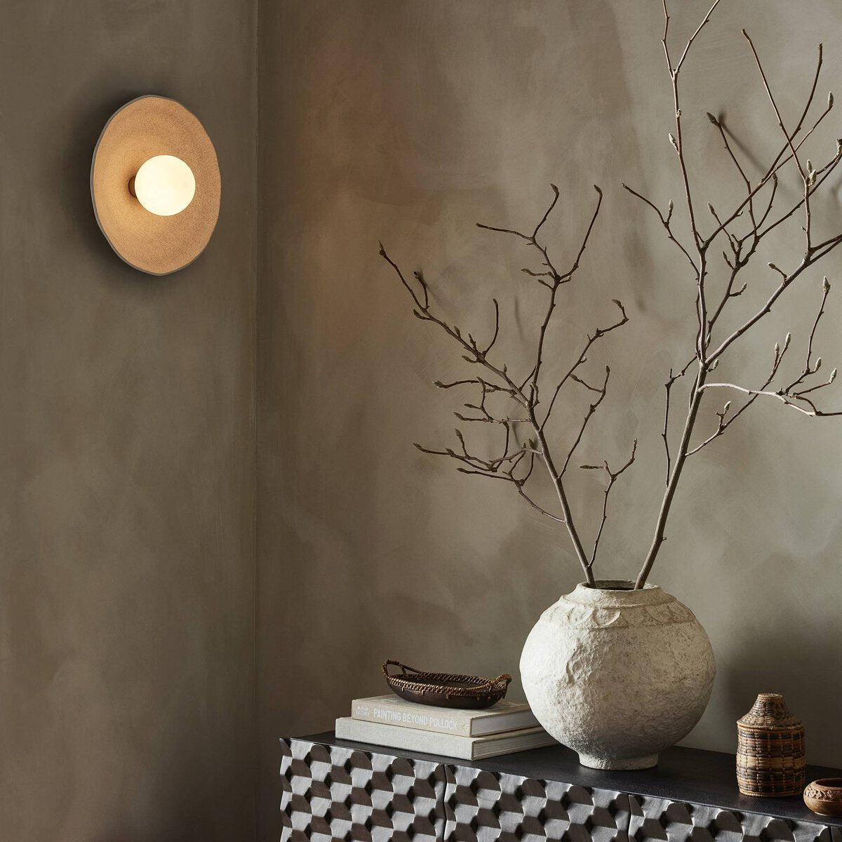 Organic Ceramic Sconce