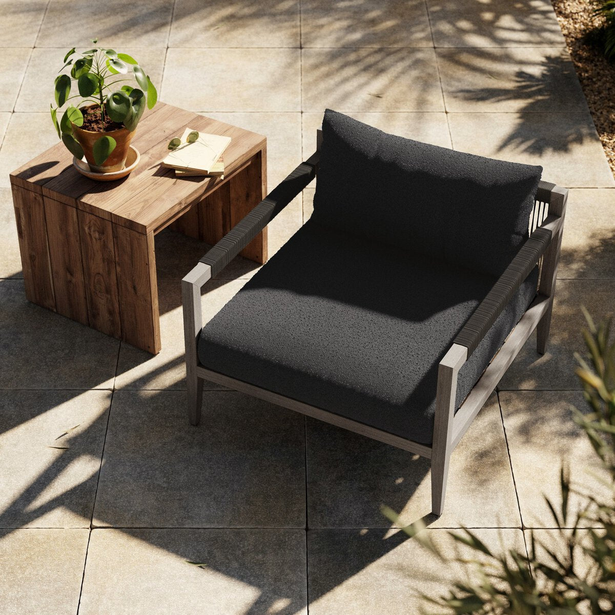 Sherwood Outdoor Chair, Weathered Grey