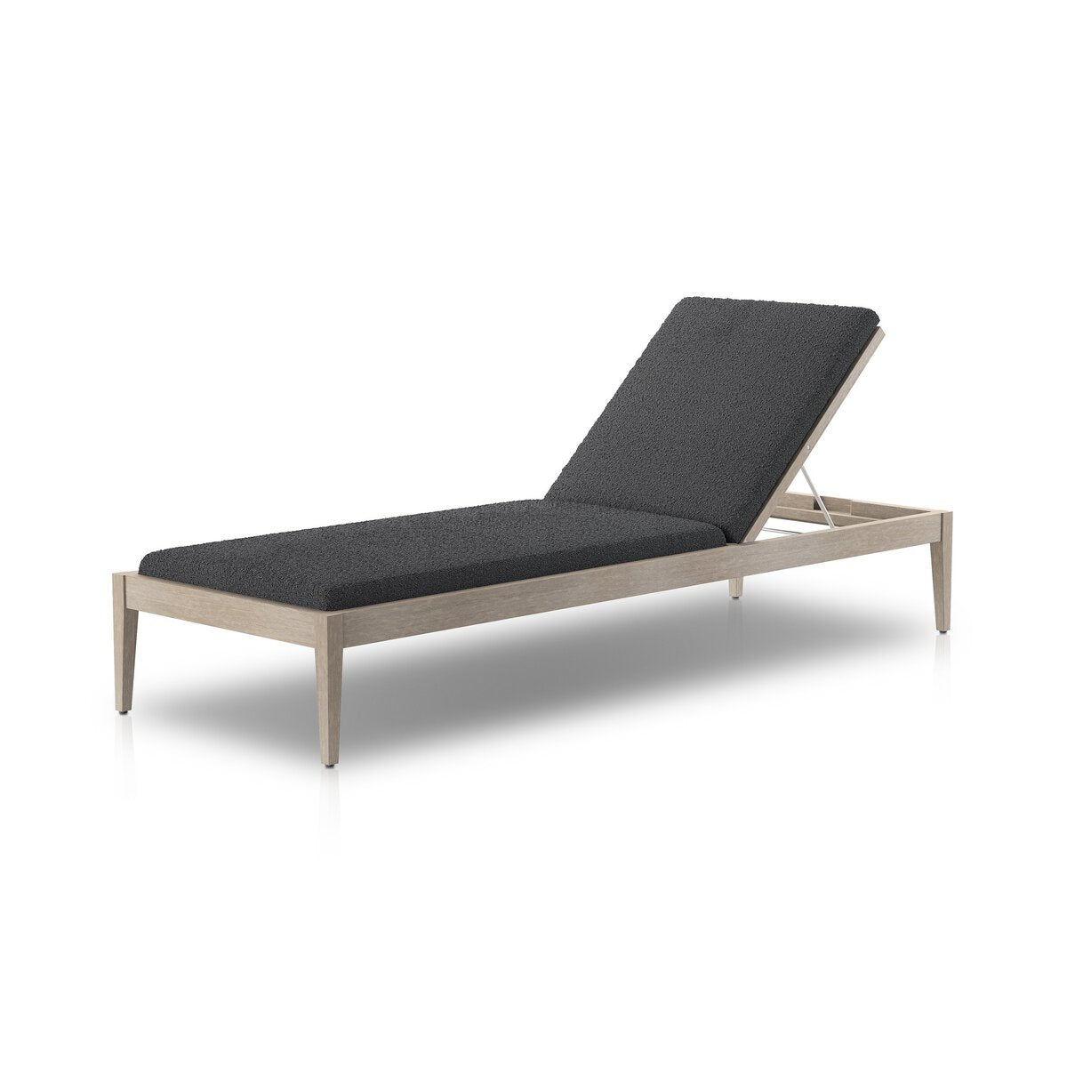 Sherwood Outdoor Chaise, Weathered Grey