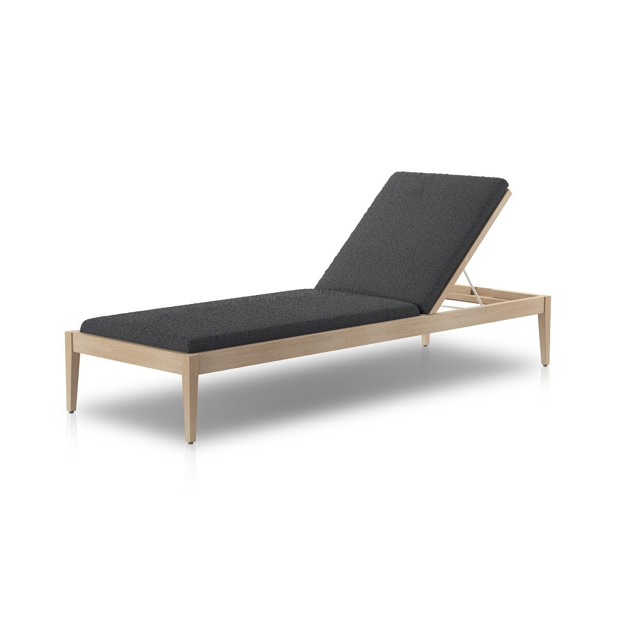 Sherwood Outdoor Chaise, Washed Brown