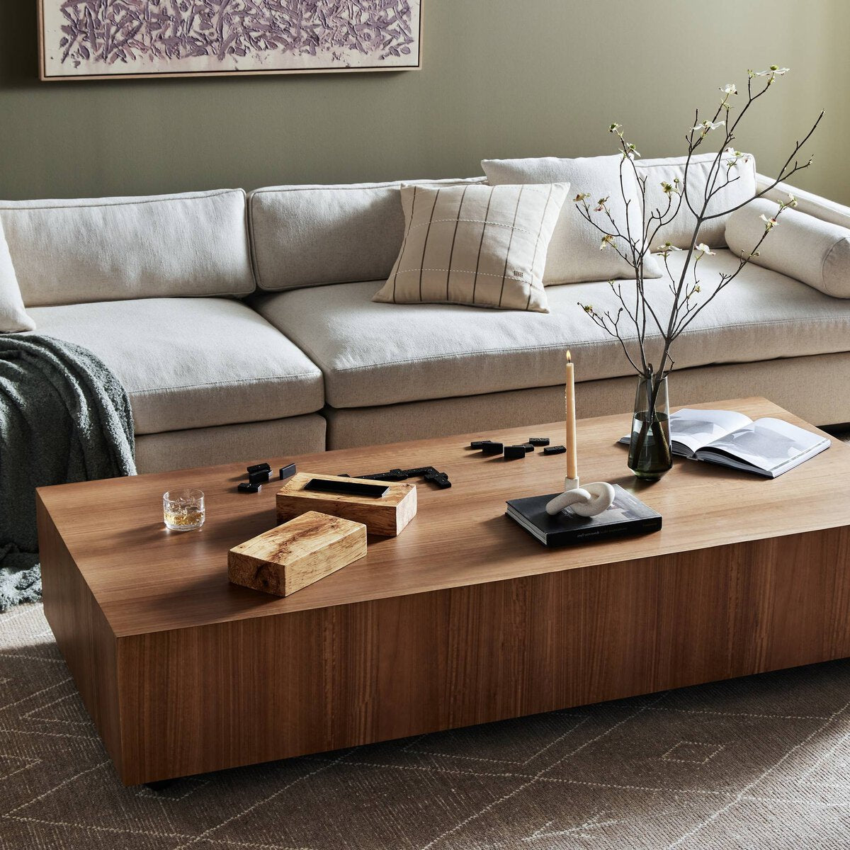 Hudson Large Rectangular Coffee Table