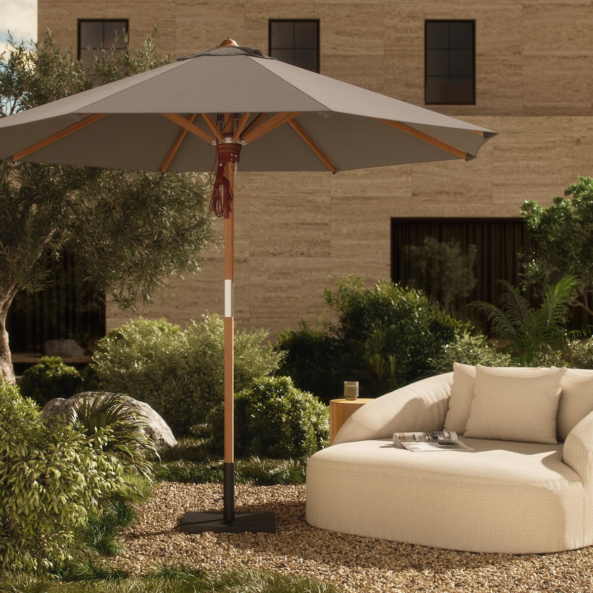 Baska Outdoor Round Umbrella