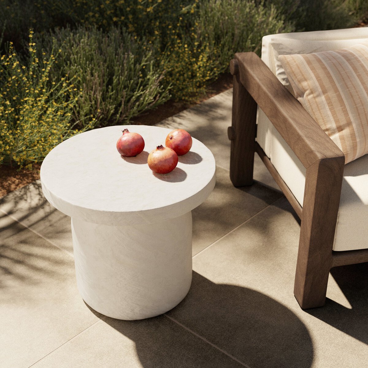 Paz Outdoor End Table