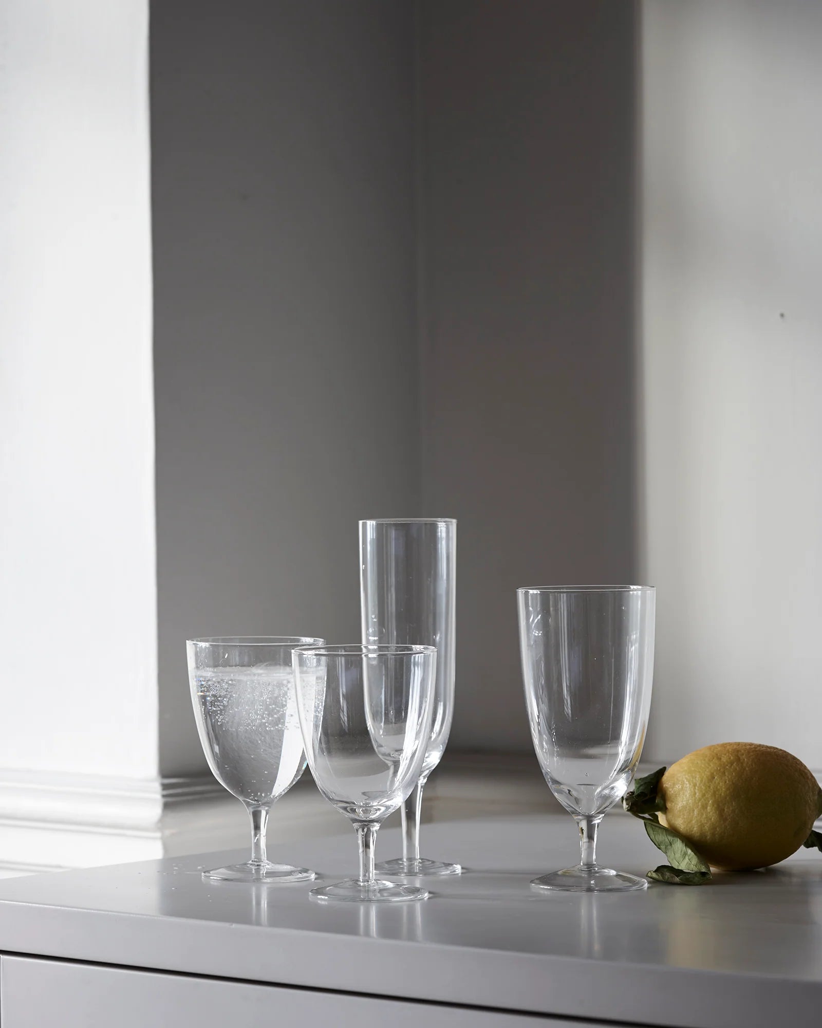 Amwell Champagne Stemware Set