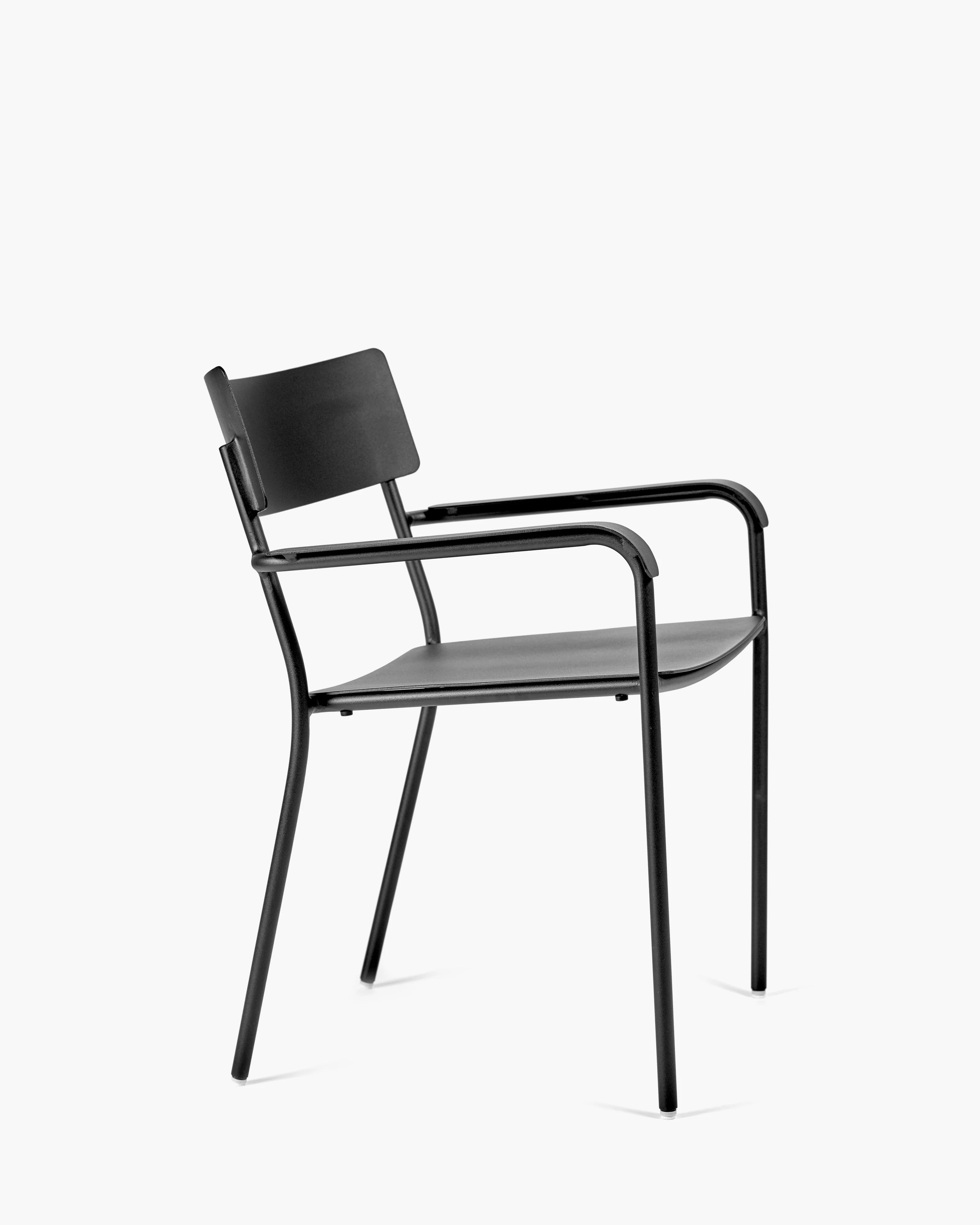 August Aluminum Armchair