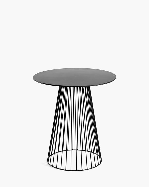 Sculptures Round Metal Bistro Table