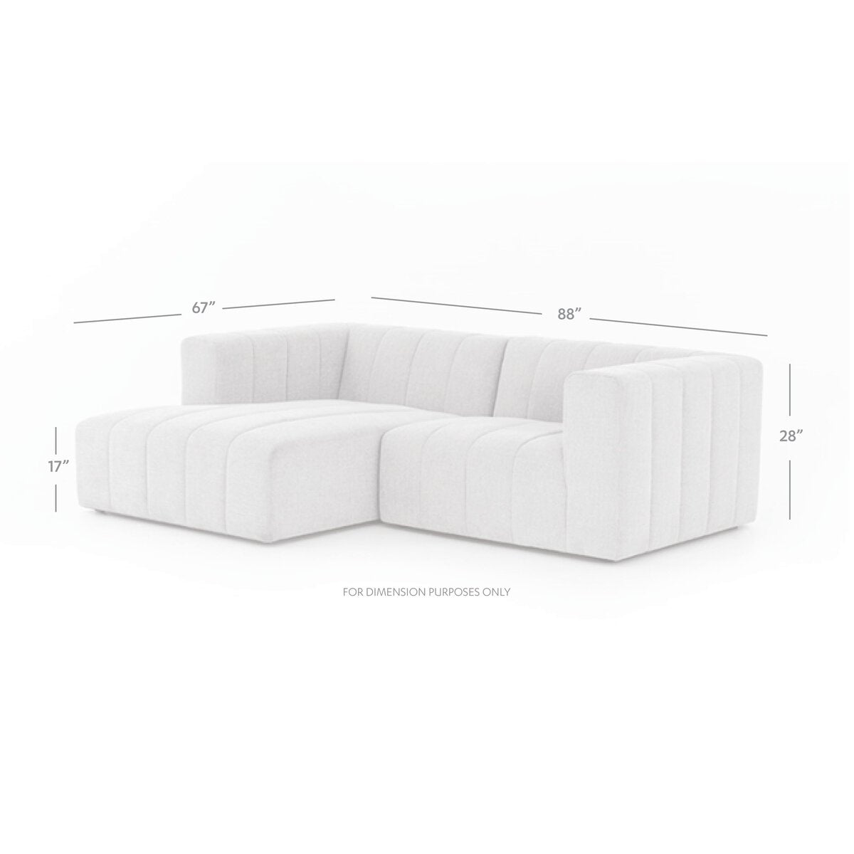 Langham Channeled 2-Piece Sectional