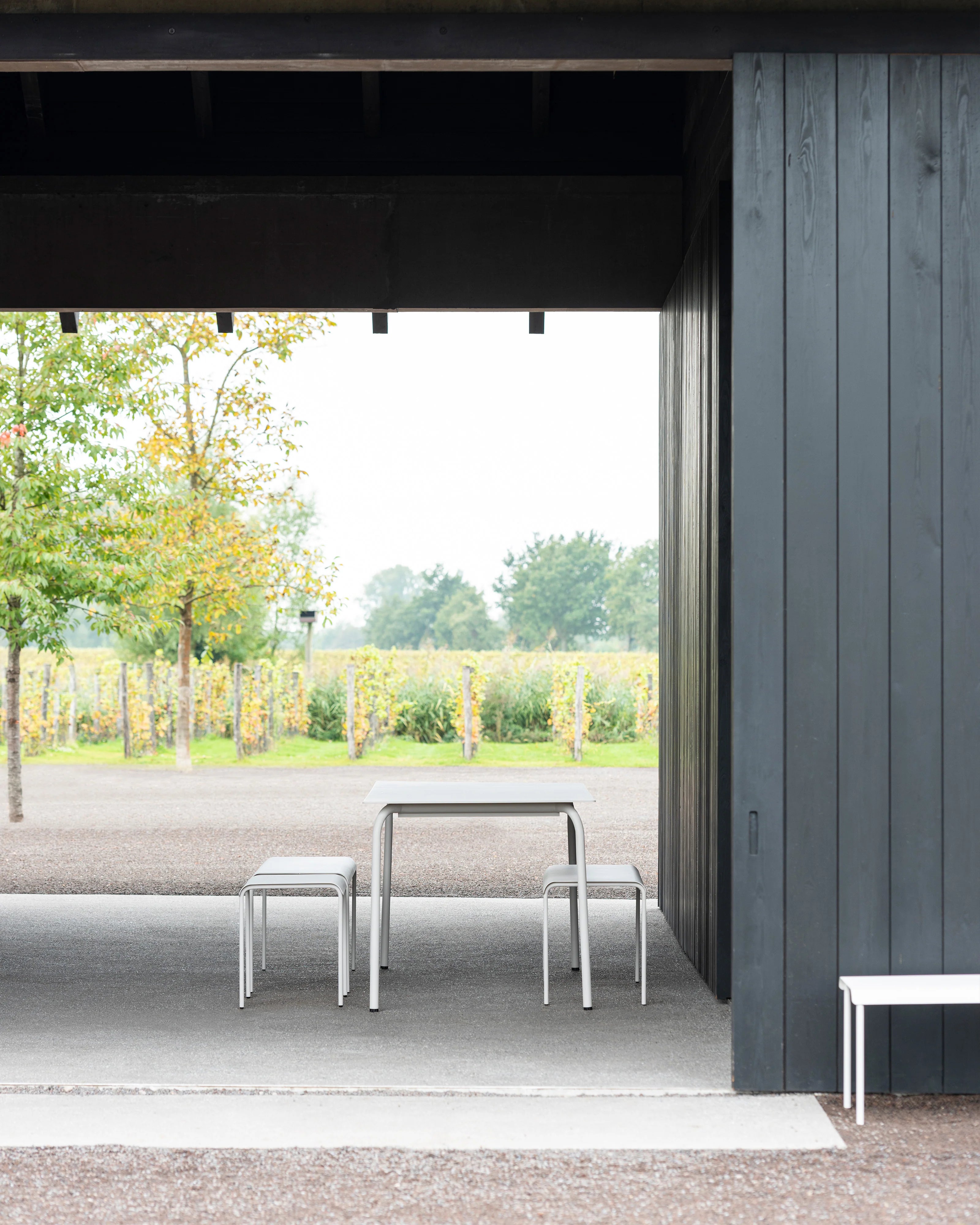 August Aluminum Dining Table