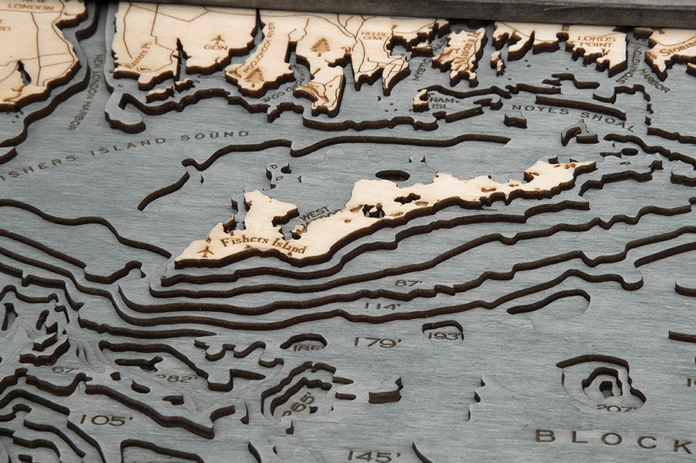 East Long Island Sound Wood Chart