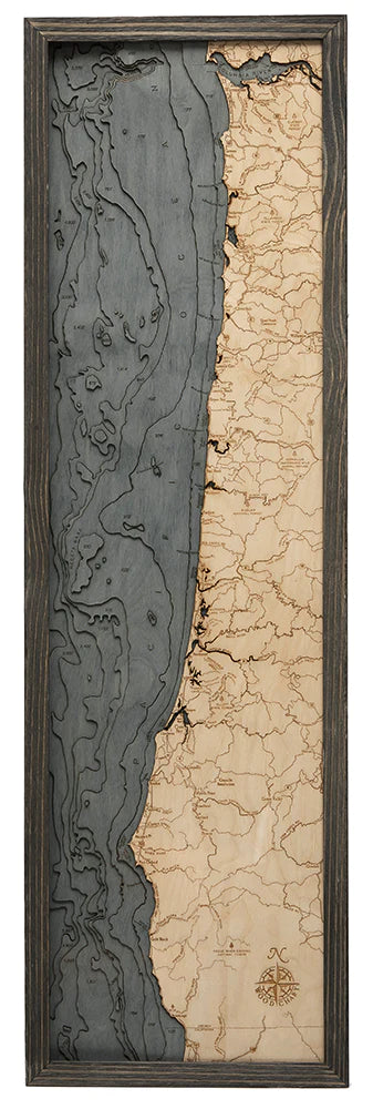 Oregon Coast Wood Chart