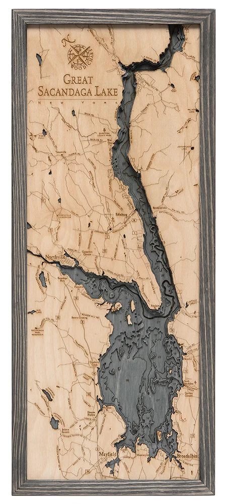 Great Sacandaga Lake Wood Chart