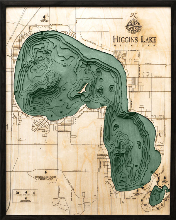 Houghton Lake Wood Chart