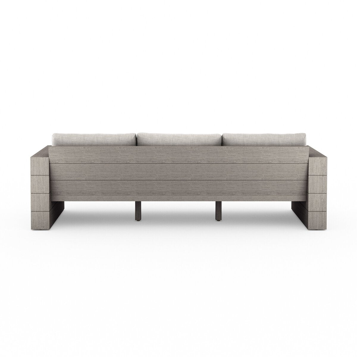 Leroy Outdoor Sofa, Weathered Grey