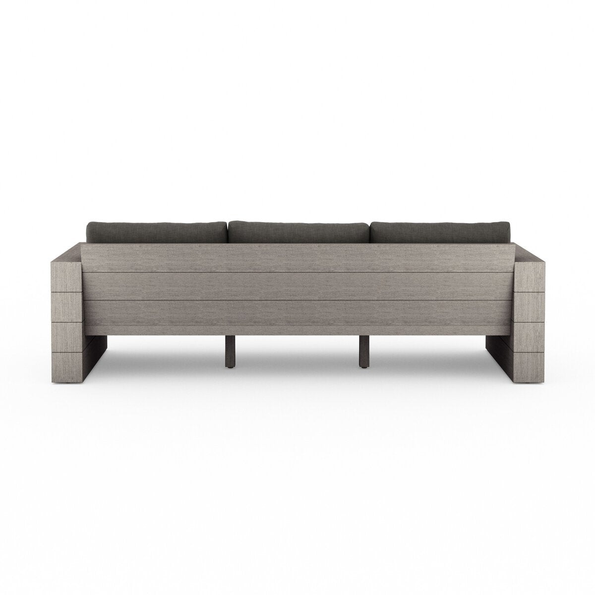 Leroy Outdoor Sofa, Weathered Grey