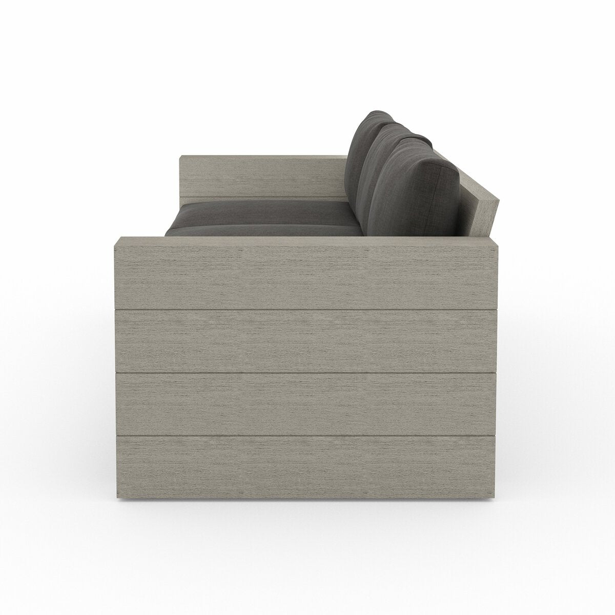 Leroy Outdoor Sofa, Weathered Grey