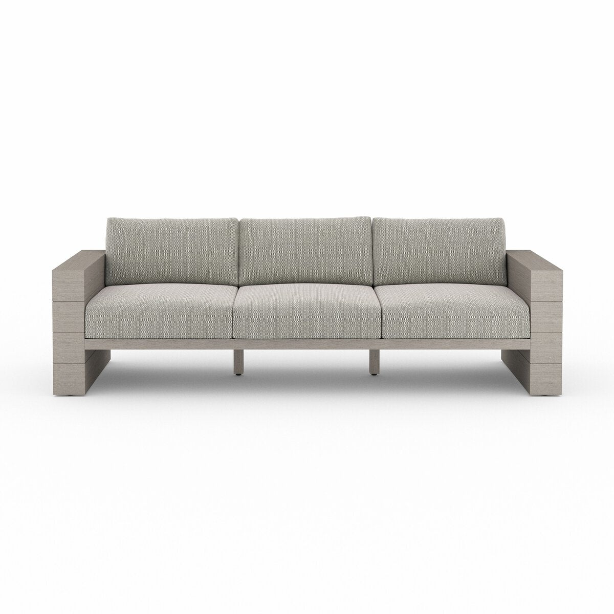 Leroy Outdoor Sofa, Weathered Grey