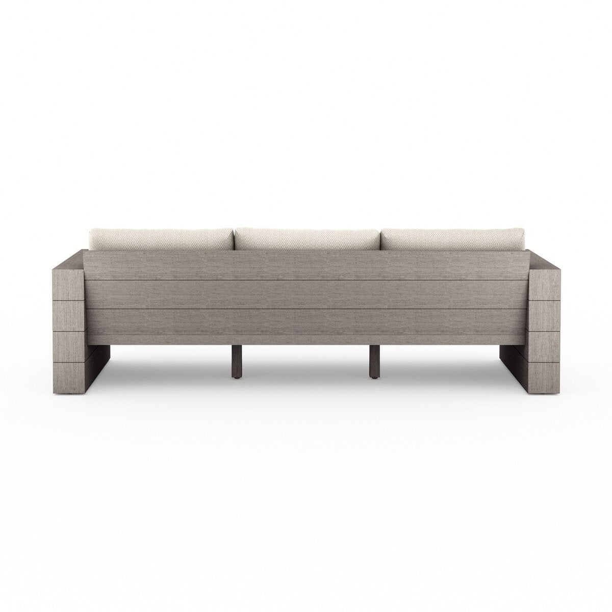 Leroy Outdoor Sofa, Weathered Grey