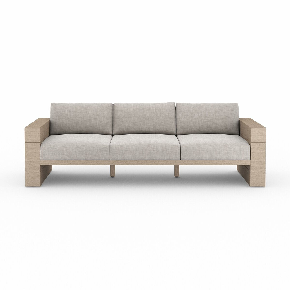 Leroy Outdoor Sofa, Washed Brown