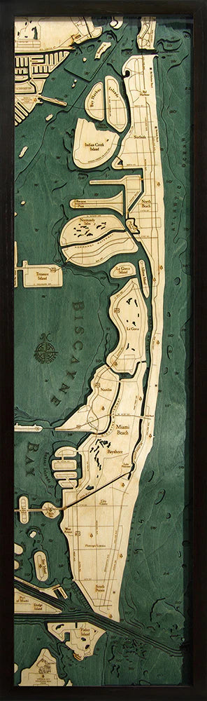 Miami Beach Wood Chart