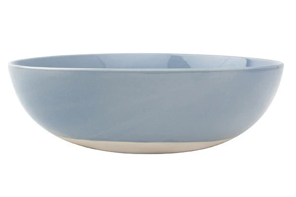 Shell Bisque Porcelain Round Serving Bowl