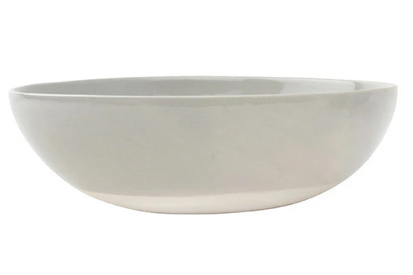 Shell Bisque Porcelain Round Serving Bowl