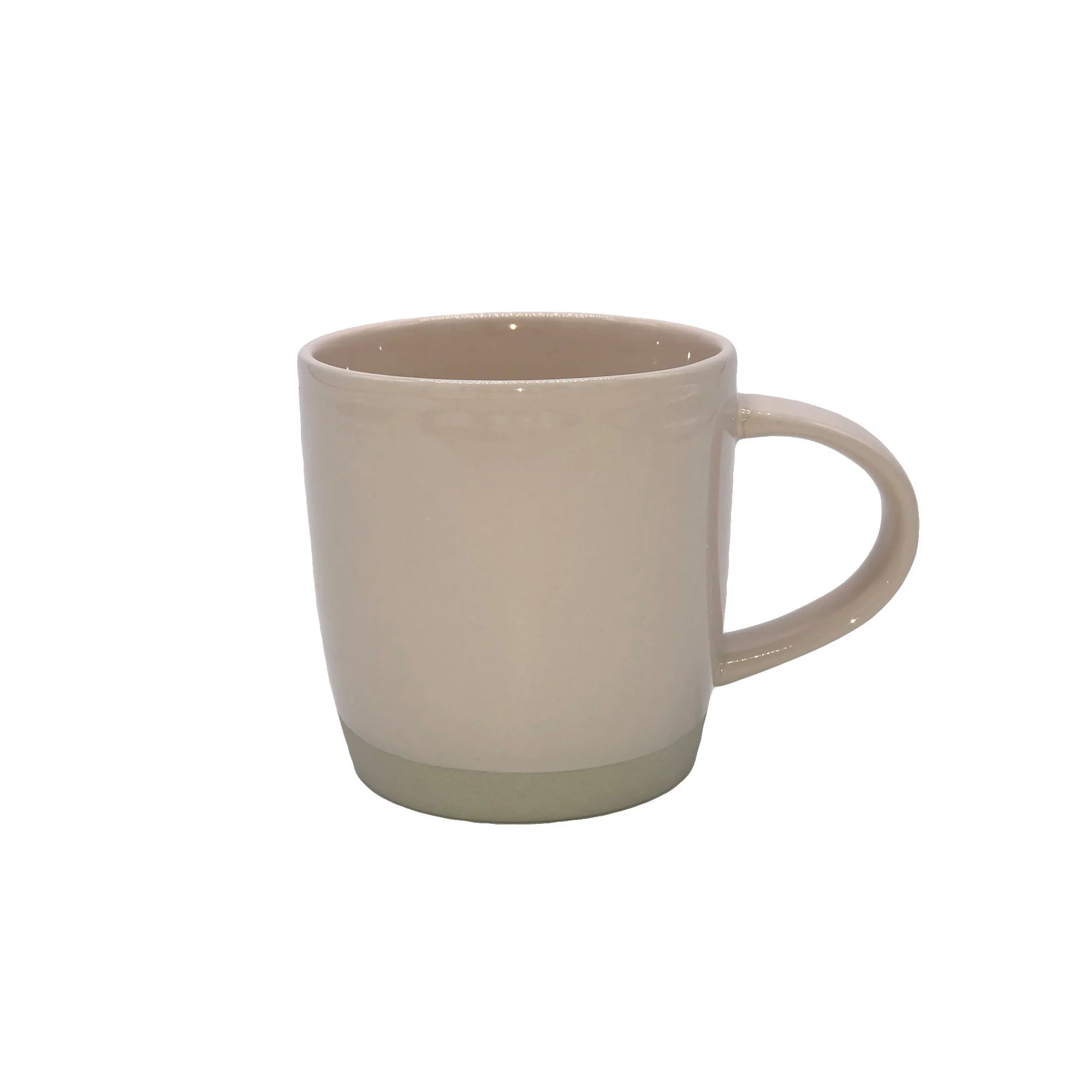 Shell Bisque Porcelain Mug, Set of 4