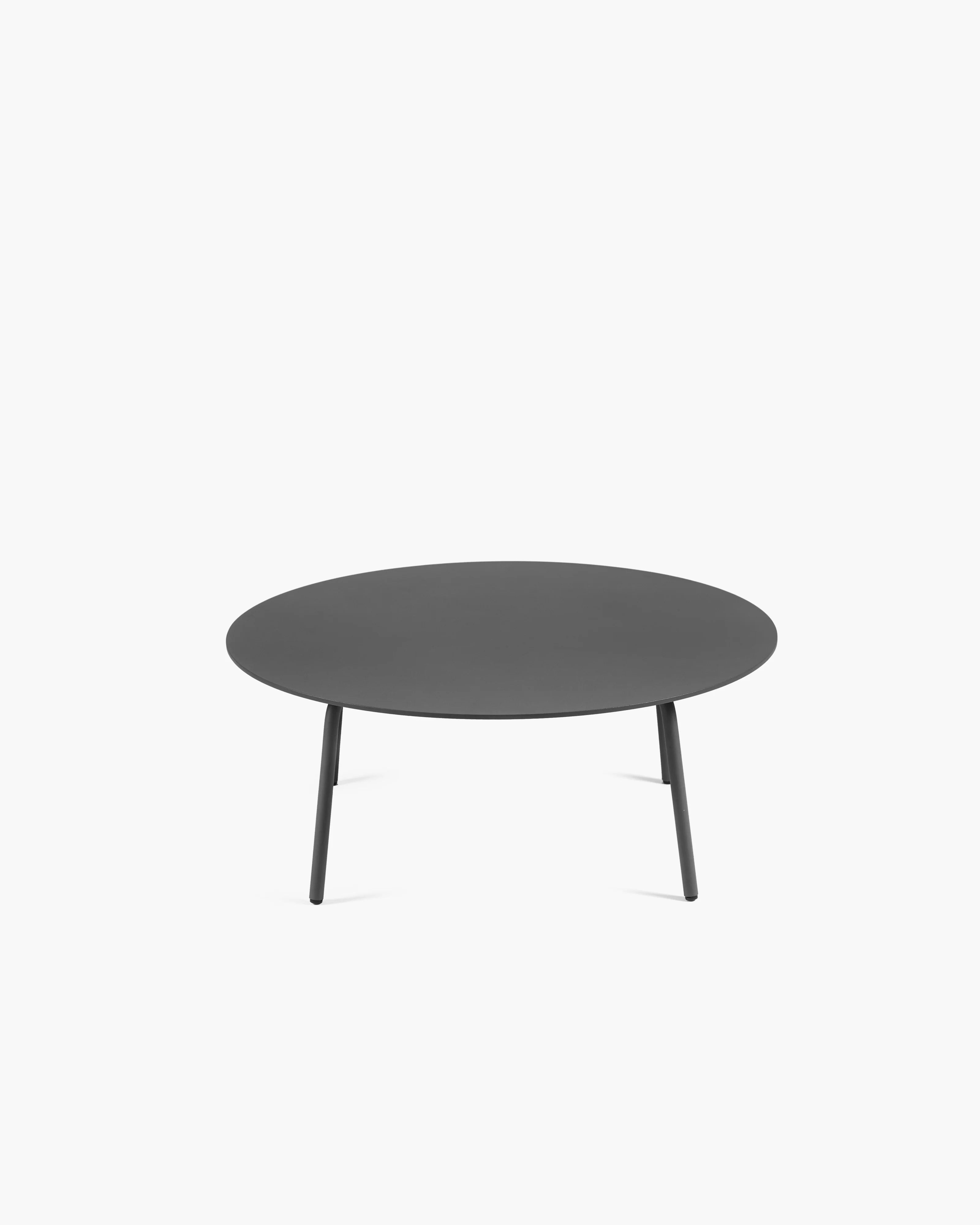 August Aluminum Round Side Table