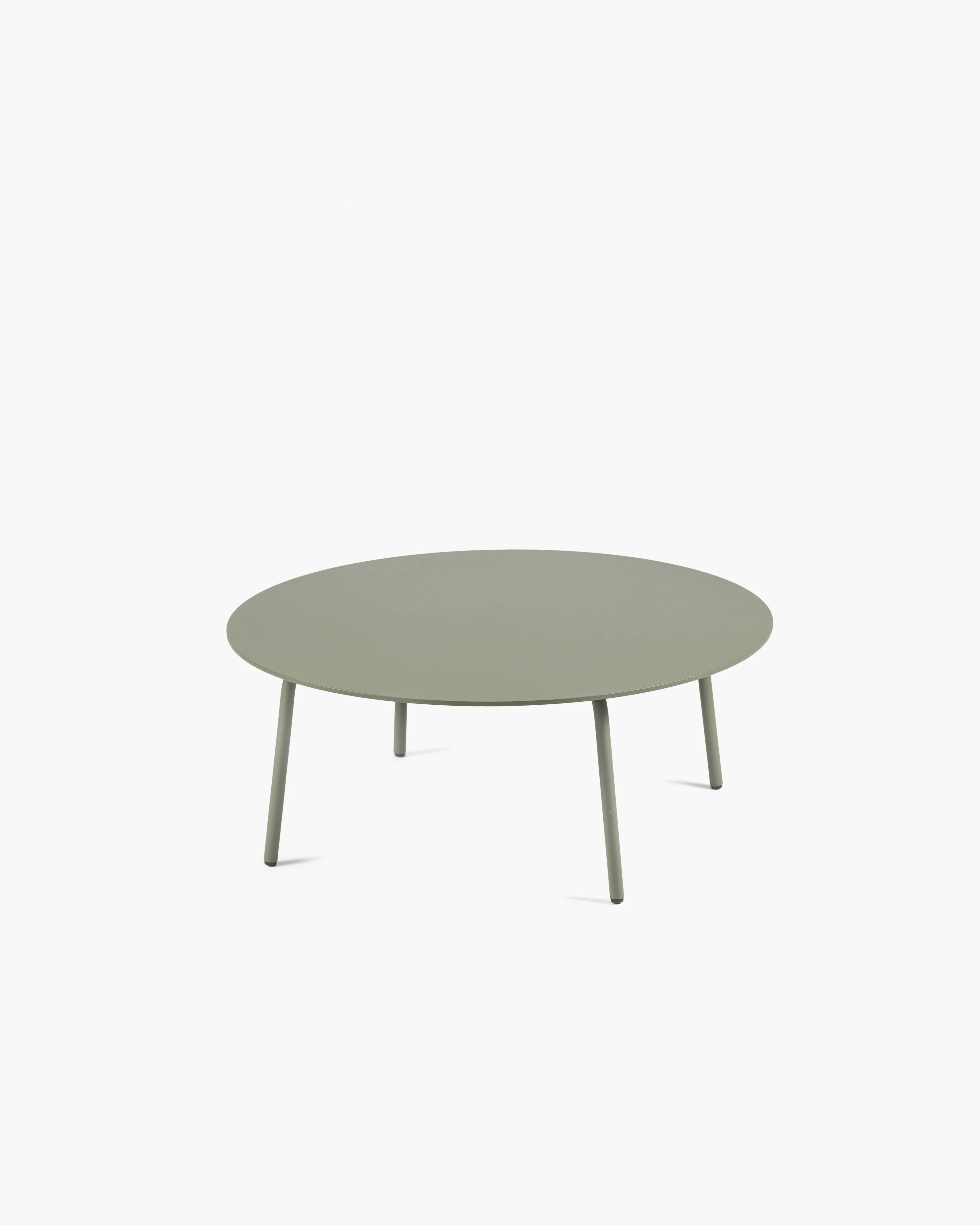 August Aluminum Round Side Table