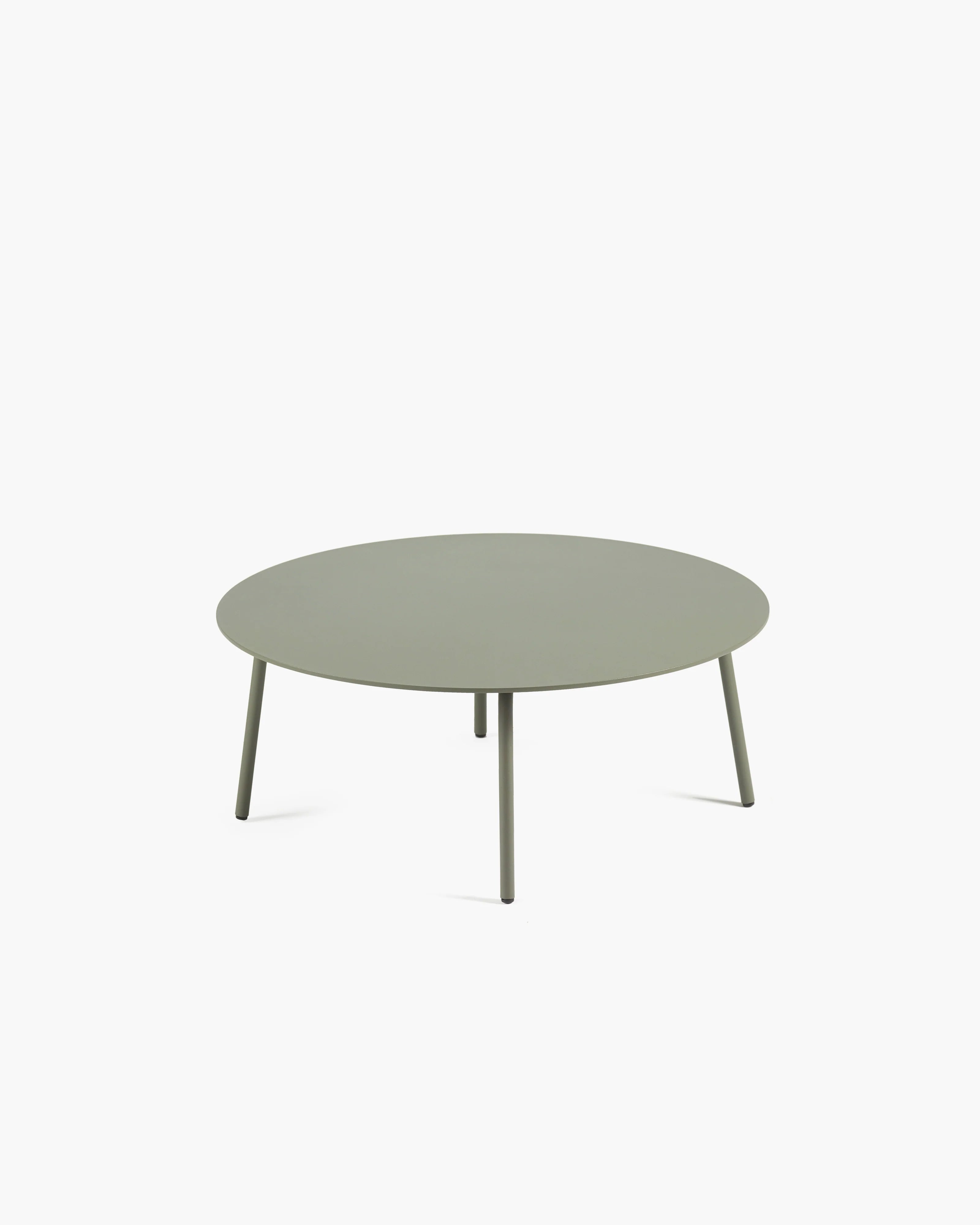 August Aluminum Round Side Table