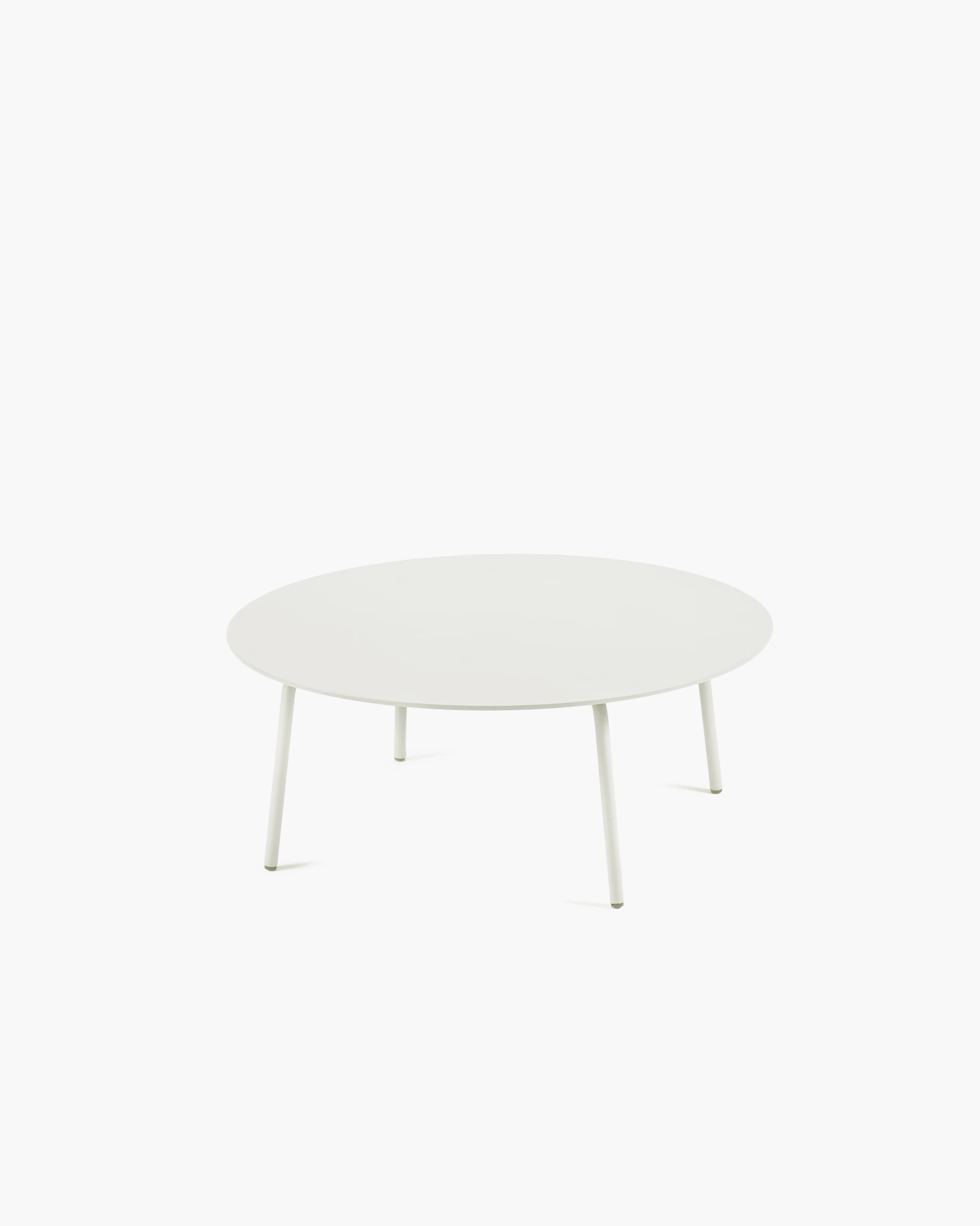 August Aluminum Round Side Table