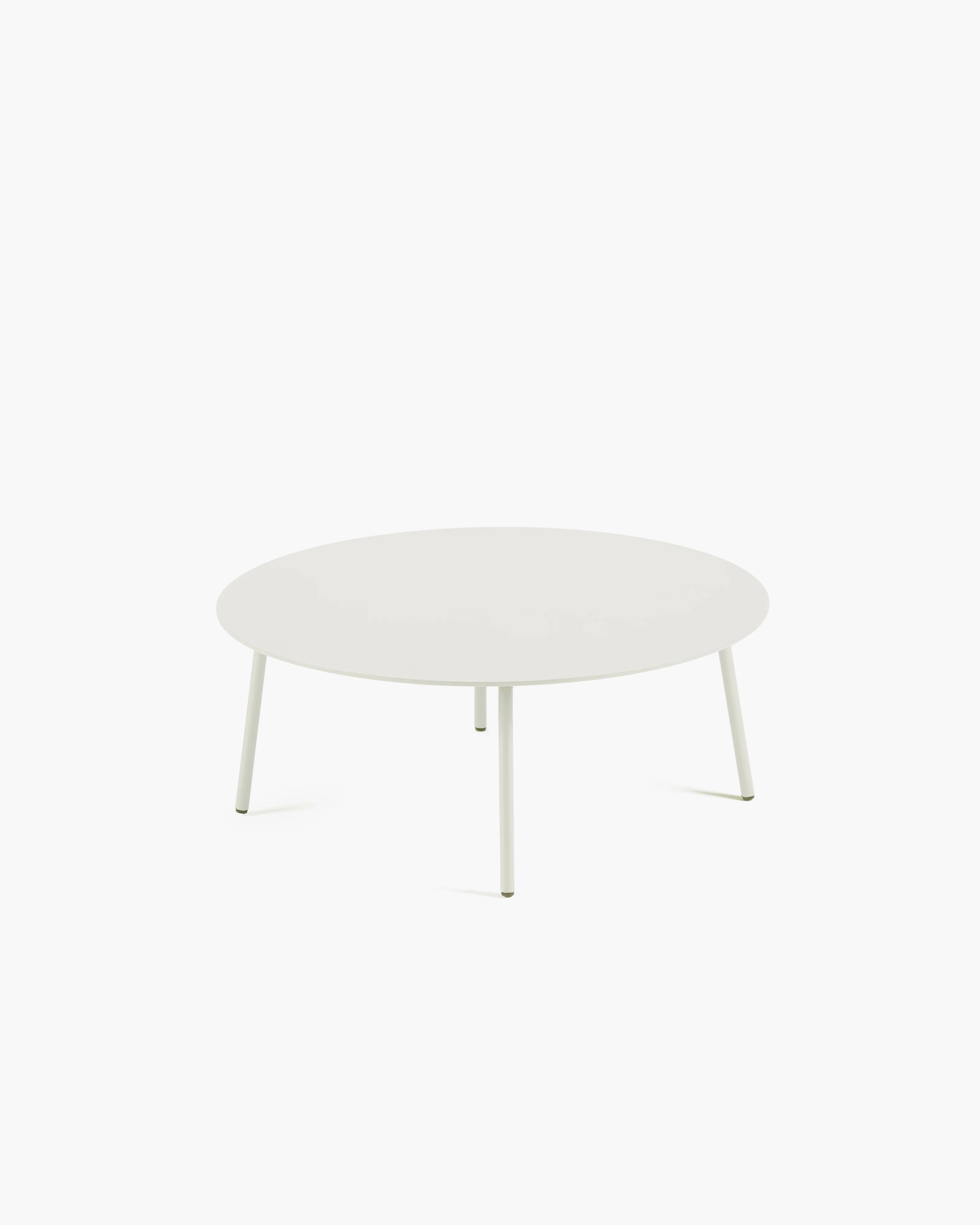 August Aluminum Round Side Table