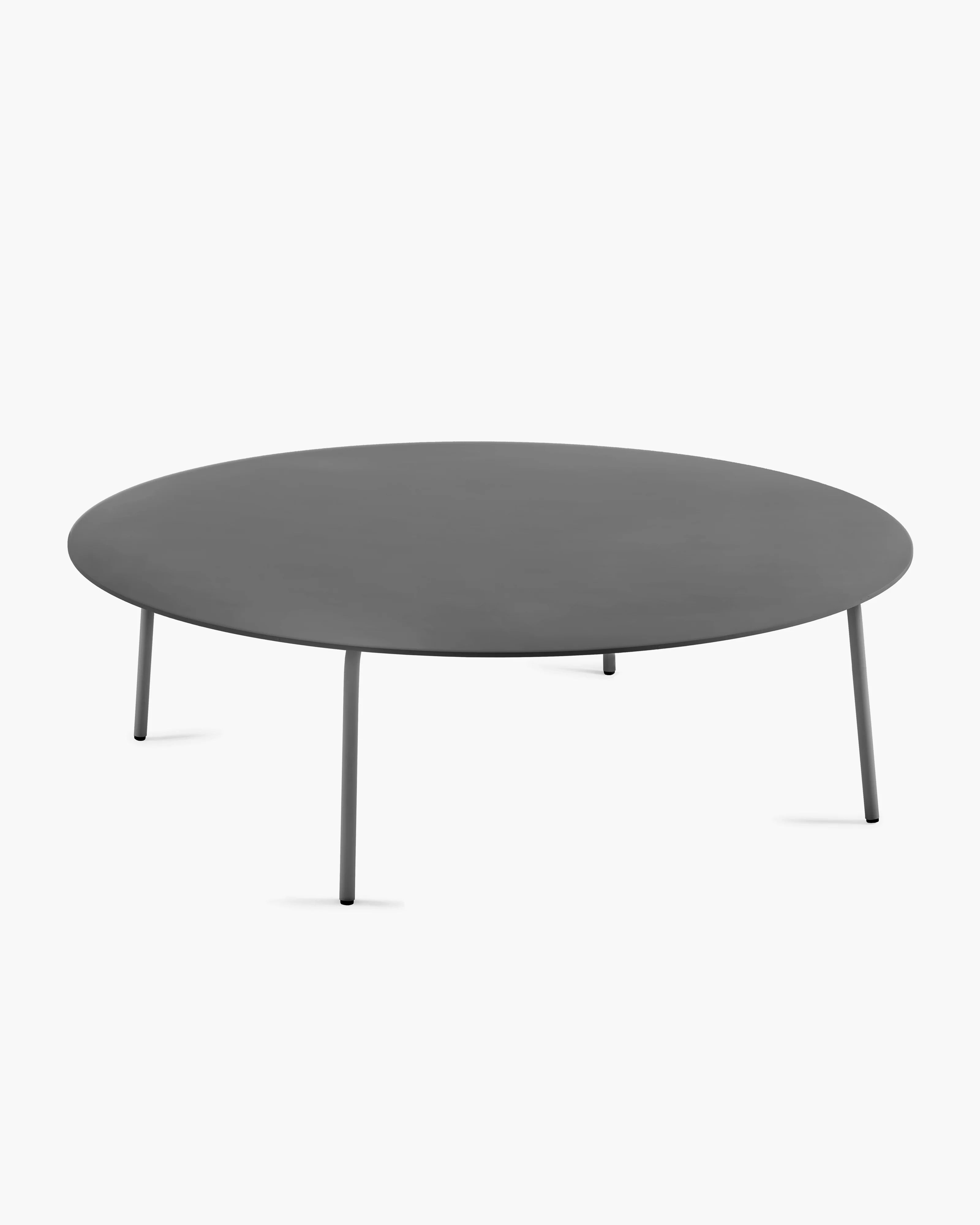 August Aluminum Round Side Table