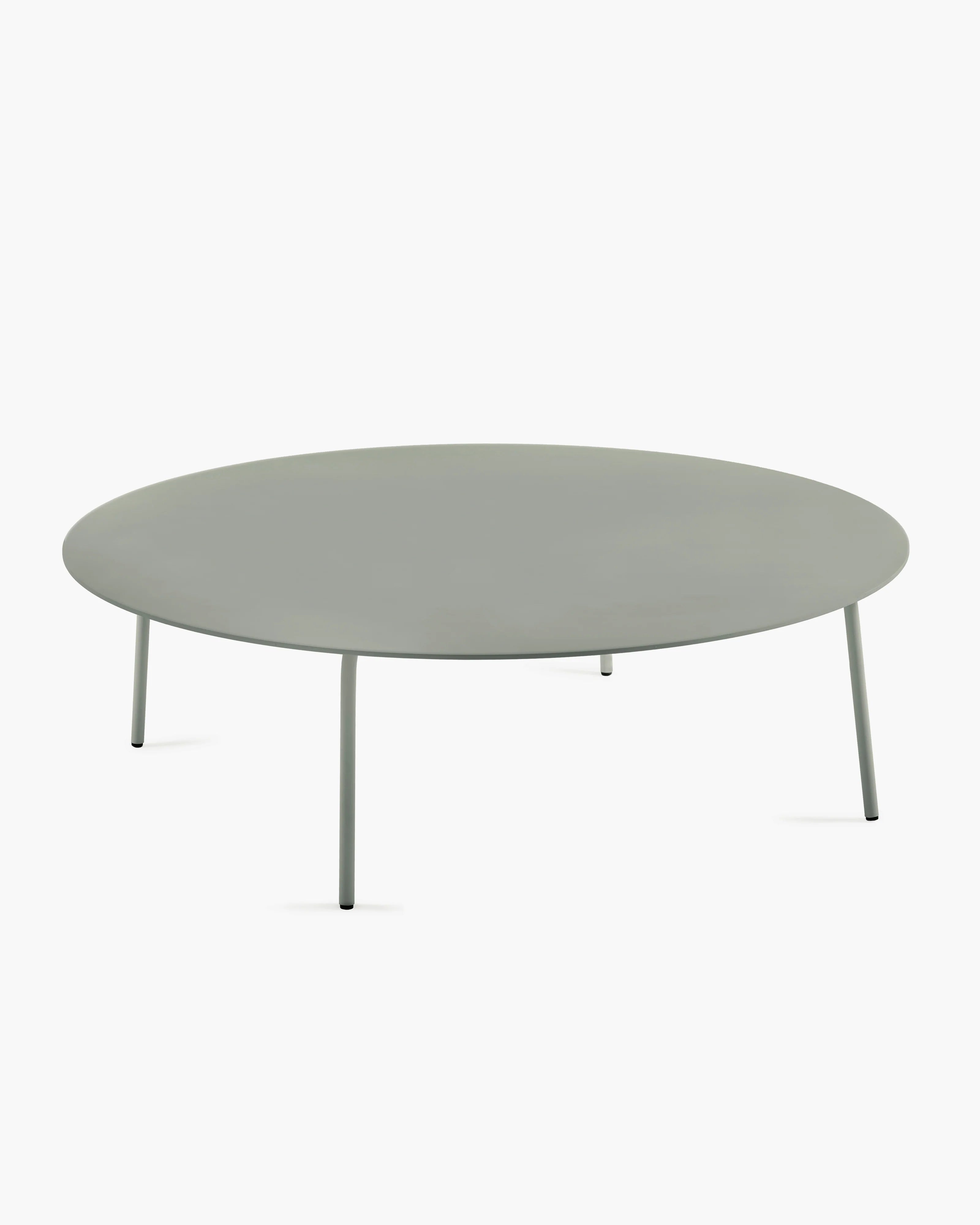 August Aluminum Round Side Table