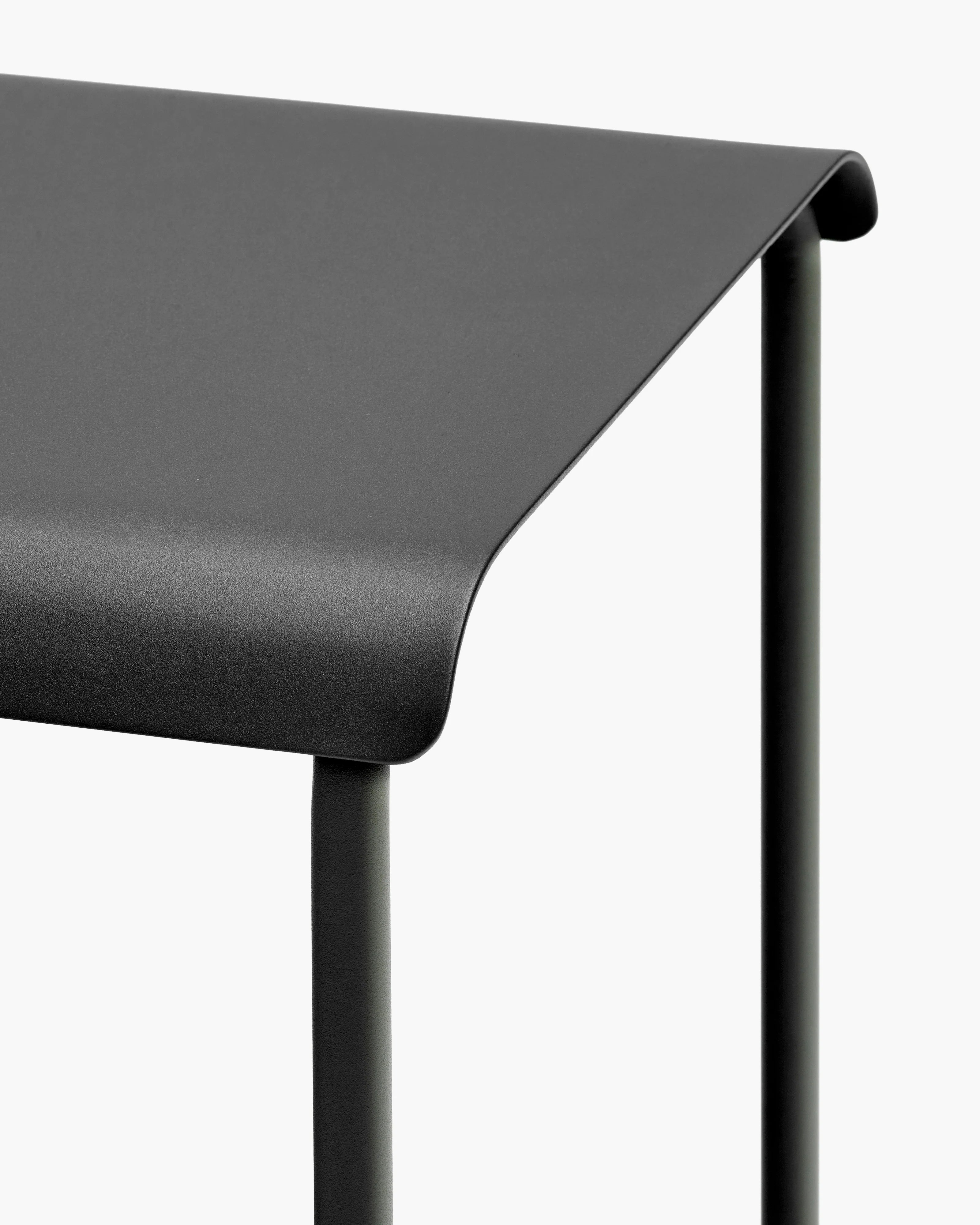 August Aluminum Stool