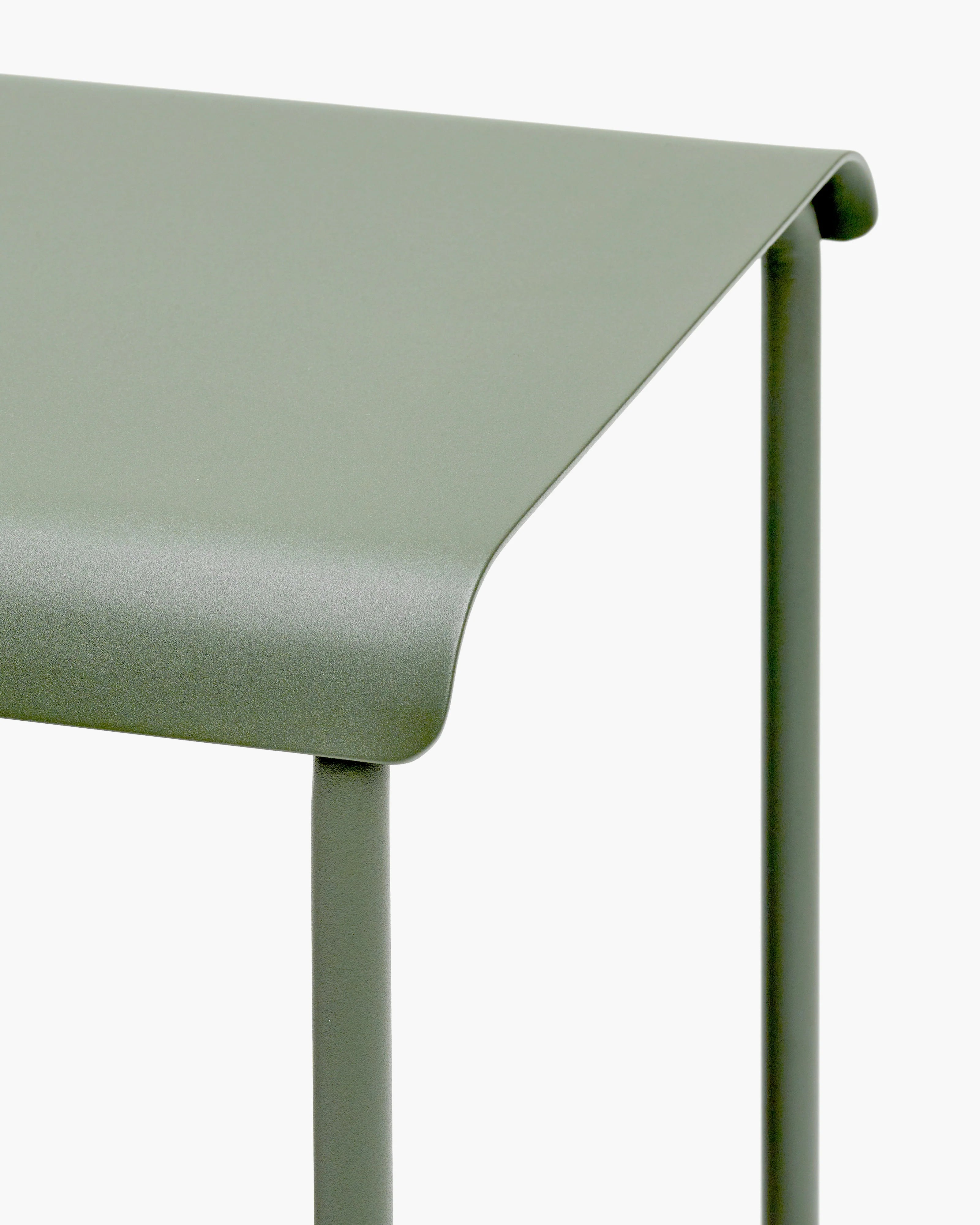 August Aluminum Stool